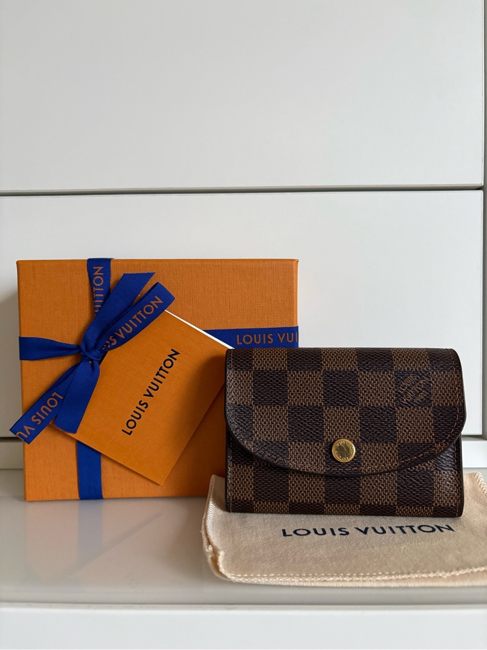 Louis Vuitton Damier Ebene Rosalie Coin Purse